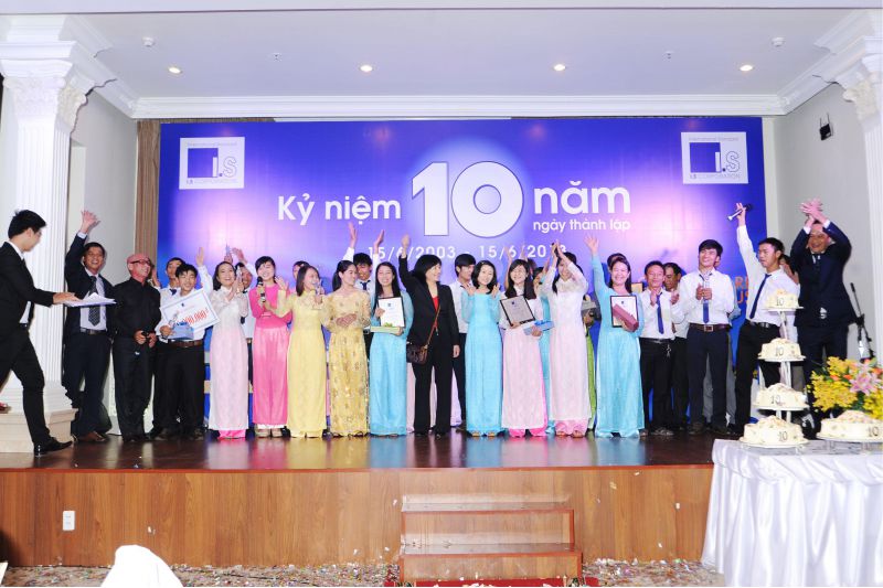 Kỷ niệm 10 năm thành lập công ty cổ phần I.S 